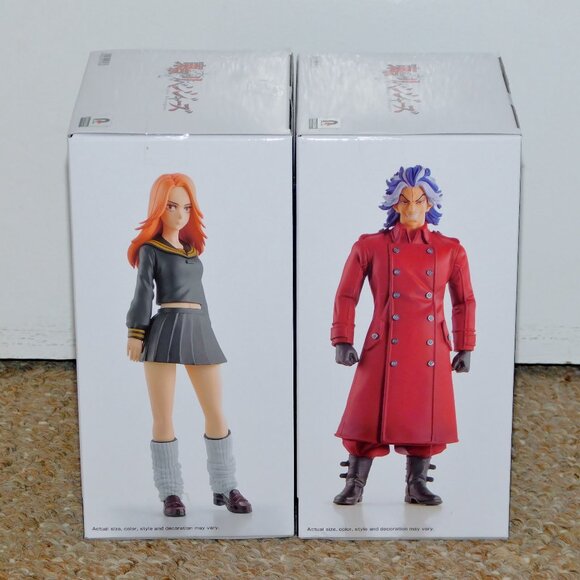 2023 Banpresto Tokyo Revengers - Yuzuha & Taiju Shiba Statue Lot MIB Brand New - Picture 4 of 8